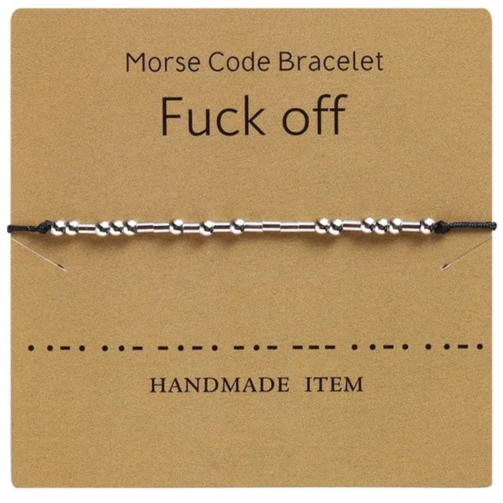 🌸3/$6🌸Morse Code Bracelets - Picture 5 of 5